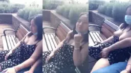 Remas Toket dan Memek di Taman Video by BebasIndo
