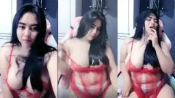 Shellaaa Toge Sexy Lingerie Merah Comeback Lagi Video by PlayBokep