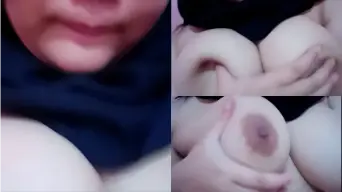 Viral 4_BG Hijab Tobrut Mainin Toket Video by NoBokep