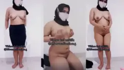 Cewe Hijab Pulang Ngantor Masturbasi