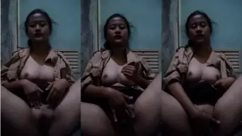 ABG Desa Daun Masih Muda Toge Baju Pramuka Video by PornOne