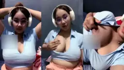 Toket Besar Lisa Chan Tiktokers Video by BebasIndo