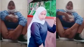 Viral Daun Masih Muda SM_P Tiktoker Hijab Part3 Video by AVTub