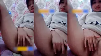 Aprilia Daun Masih Muda Hijab Imut Colmek Video by KingBokep